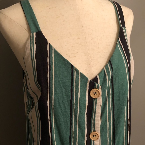 Striped Linen Dress - Picture 3 of 6